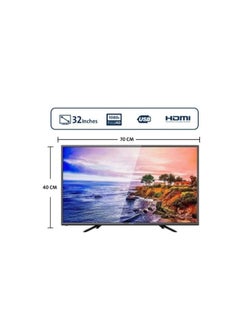 اشتري 32-Inch LED TV Monitor FULL HD. K22M32268 Black في السعودية
