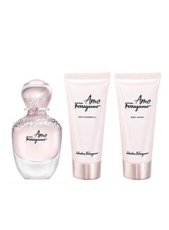 Buy Amo Mini Gift Set(EDP 5ml + Body Lotion 30ml + Shower Gel 30ml) 65ml in UAE