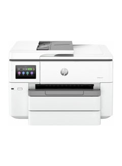 Buy OfficeJet Pro 9730 Wide Format All-in-One Printer, Print, Copy, Scan, Up to 34 ppm Print Speed, Automatic Duplex Printing, Up to 4800x1200 Optimized dpi 1200x1200 Rendered dpi | 537P5C White in UAE