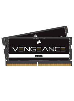 Buy Vengeance DDR5 SODIMM 32Gb 1x32Gb DDR5 4800MHz C40 Compatible With Nearly Any Intel And AMD System, Black CMSX32GX5MA4800C40 32GBNone in UAE