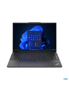 Buy ThinkPad E16 Gen 1 Laptop With 16-inch WUXGA (1920x1200) IPS Display, Intel Core i7-1355U Processor/8GB RAM DDR4/512GB SSD M.2/Windows 11 Pro/Integrated Intel Iris Xe Graphic/ English/Arabic Graphite Black in Saudi Arabia