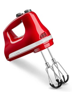 Buy Hand Mixer 6 Speed With Flex Edge Beaters 60 W 5KHM6118BER Empire Red in UAE