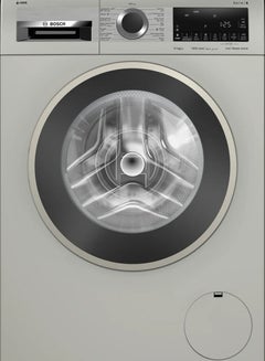 اشتري Washing Machine from Bosch Front Load 10 Kg Series 6 Maximum spin speed 1400 rpm LED display Colour Graphite 10 kg 2300 W WGA254AXEG Silver في مصر