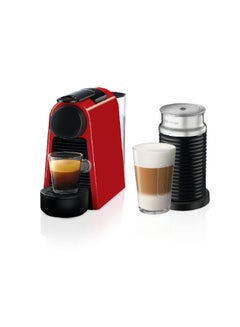 اشتري 2 Programmable Buttons Essenza Mini With Aeroccino 600 ml D30 Red في السعودية