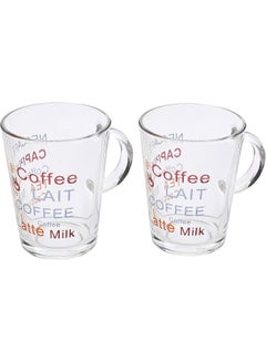 اشتري Tribeca Mug 2 Pcs Clear في مصر