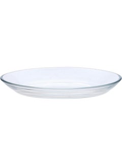 Buy Serve Plate Oval Clear 15cm in Egypt