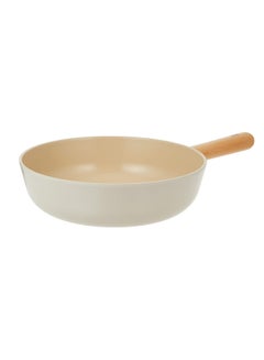 Buy Fika Cast Aluminum Wok 10" Beige 26cm in UAE