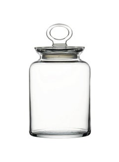 Buy Jar With Glass Cover Clear 1,515ml in Egypt