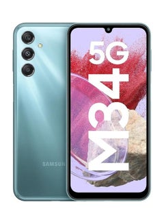 اشتري Galaxy M34 Dual SIM Blue 6GB RAM 128GB 5G - Middle East Version في السعودية