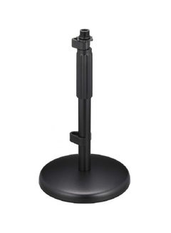 اشتري DS1 Microphone Desk Stand, Adjustable From 11 To 15.74" DS1 Black في الامارات