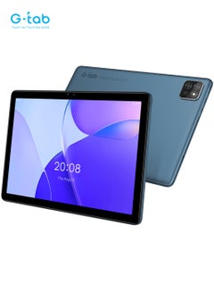Buy T10 Tablet/10.1 Inch IPS/4Gb Ram + 64 Gb Rom/Quad Core/4G Dual Sim/5G Wifi/2+5 Mp Camera/1280x800 Resolution/Tempered Glass Touch/6580mAh Battery/13 Months Warranty in UAE