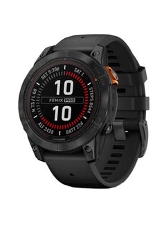 Buy Fenix 7 Pro Solar Edition Slate Gray Stainless Steel with Black Band in UAE