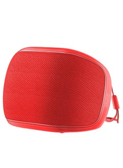 اشتري Bluetooth Speaker, Premium 5W True Wireless IPX4 Water Resistant Portable Speaker with HD Sound, Long 24H Playtime, USB Flash Port, Mood Red في السعودية