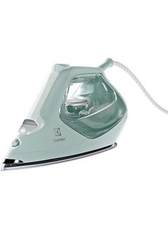 Buy Steam Iron With Powerful Steam Shot, Non-Stick Scratch-Resistant Resilium Soleplate, Tailored Programs For Every Fabric, Dual Clean System, Over Heating Protection, AutoOff 0.25 L 2300 W E7SI1-82LG Green in UAE