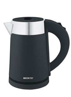 Buy Stainless Steel Kettle 0.8 L 1000 W RE-1-138B Black in Saudi Arabia