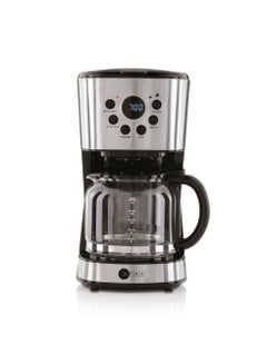 اشتري Japan Coffee Maker 1.5L Capacity 900W Anti-Drip Removable Filter Automatic Shut off Stainless Steel Finish G-Mark ESMA RoHS CB 2 years warranty 1.5 L 900 W G-Mark ESMA RoHS CB Black/Silver في الامارات