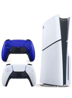 Buy PlayStation 5 Slim Disc Console With Extra Wireless Controller in Saudi Arabia