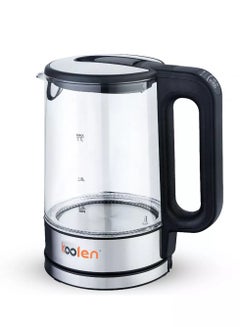 Buy Electric Smart Glass Kettle with Digital Display 1.7 L 2200 W 800102024 Transparent in Saudi Arabia