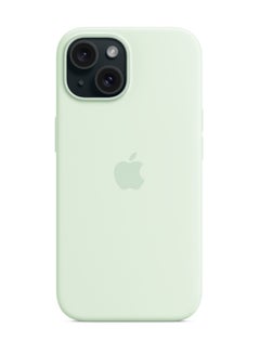 اشتري iPhone 15 Silicone Case With MagSafe Soft Mint في السعودية