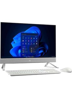 اشتري Inspiron 7710 All In One Desktop PC Core- i7-1255U-4.7GHz, 16GB, 1TBHDD+512GB SSD, 27" FHD Touch, Camera, BT, WIFI, Windows 11 Pro, 2GB NVIDIA Geforce MX550 Graphics English White في الامارات