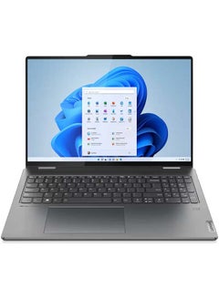 اشتري Yoga 7 16IRL8 2-IN-1 (82YN0002US) Laptop With 16-Inch Display, Core-i7-1355U Processor/16GB RAM/512GB SSD/Windows 11 Home/Intel Iris Xe Graphics English Grey في الامارات