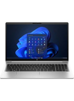 Buy ProBook 450 G10 (86Q47PA#ABG) Laptop With 15.6-Inch Display Core-i7-1355U Processor/16GB RAM/512GB SSD/Windows 11 Pro/Intel Iris Xe Graphics English Silver in UAE