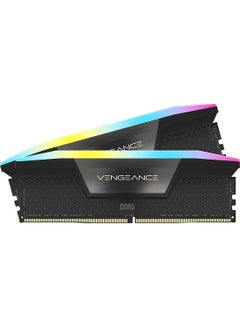 اشتري ذاكرة الوصول العشوائي VENGEANCE RGB DDR5 سعة 32 جيجابايت (2 × 16 جيجابايت) 6000 ميجاهرتز CL36 Intel XMP iCUE المتوافقة مع ذاكرة الكمبيوتر - أسود (CMH32GX5M2E6000C36) 32 جيجابايت في الامارات