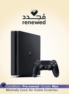 Buy Renewed -  PlayStation 4 - 500GB - Slim in UAE