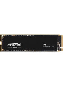 Buy P3 1TB CT1000P3SSD8 PCIe 3.0, 3D NAND, NVMe, M.2 SSD, up to 3500MB/s, Black 1 TB in Saudi Arabia