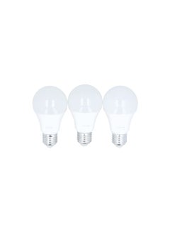 Buy 3-Piece 13W Energy-Efficient Non-Dimmable LED Bulb Set Warm White 12.8 x 6.1 x 14.9 mm PHI-929002305086 in Saudi Arabia