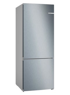 Buy Series 4 Free-Standing Refrigerator With Freezer At Bottom 186 x 70 cm, VitaFresh, LED Light, 1 Year Manufacturer Warranty 530 L 100 W KGN55VL21M Stainless Steel in UAE