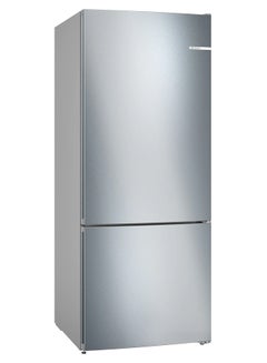Buy Series 4 Free-Standing Refrigerator With Freezer At Bottom 186 x 75 cm With Anti-fingerprint, VitaFresh, SuperCooling/Freezing 1 Year Manufacturer Warranty 578 L 100 W KGN76VI31M Stainless Steel in UAE