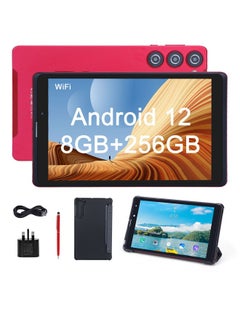 Buy 8 Inch Android 12 Tablet 8Gb Ram+256Gb Rom 800*1280 IPS Screen With Protect Case, Keyboard CM835 in UAE