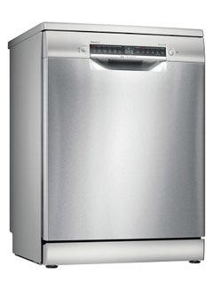 Buy Series 4 Free-Standing Dishwasher 60 cm,EcoSilence Drive, Home Connect Via Wlan For Remote Monitoring And Control, 14 Place Settings, 1 Year Manufacturer Warranty 10.3 L 2400 W SMS4HMI65M Silver Inox in UAE