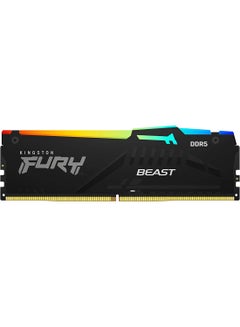 اشتري Fury Beast DDR5 RGB 16GB (2x8GB) 5600MT/s DDR5 CL40 DIMM Desktop Gaming Memory Kit of 2 - KF556C40BBAK2-16 16 GB في السعودية