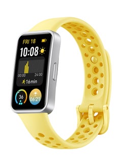 اشتري Band 9 Smart Watch, Ultra-Thin Design And Comfortable Wearing, Scientific Sleep Analysis, Durable Battery Life, IOS And Android Lemon Yellow في الامارات