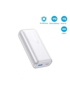 Buy 10000 mAh Anker Portable Power Bank With Powercore 10000mAh / 22.5W Silver in Egypt