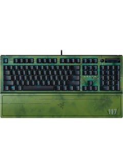 Buy BlackWidow V3 Mechanical Gaming Keyboard: Green Mechanical Switches - Tactile & Clicky - Chroma RGB Lighting - Compact Form Factor - Programmable Macros Halo Infinite in Saudi Arabia