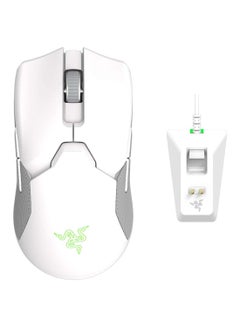 Buy Rz01-03050400-R3M1 Viper Ultimate Hyperspeed Lightest Wireless Gaming Mouse & RGB Charging Dock: Fastest Gaming Mouse Switch, 20K Dpi Optical Sensor, Chroma Lighting - Mercury White in Saudi Arabia