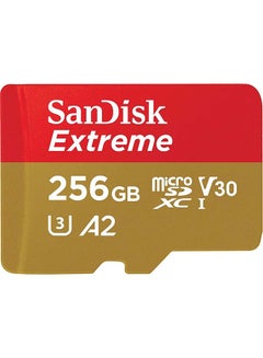 اشتري 256GB Extreme for Mobile Gaming microSD UHS-I Card - C10, U3, V30, 4K, A2, Micro SD - SDSQXA1-256G-GN6GN 256 GB في السعودية