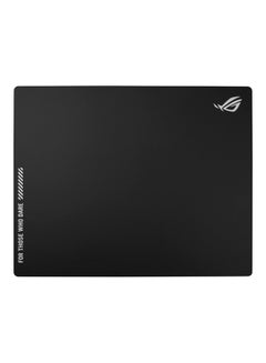 Buy Asus ROG Moonstone Ace L Glass Gaming Mouse Pad, Ultra-smooth Surface, Noise-Reducing Design, 9H Tempered Glass, Impact & Scratch Resistant, Anti-slip Silicone Base, 500 x 400 mm, Black in UAE