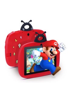 Buy 7 Inch Tablet For Kids, Android 9.0 Kids 4Gb+64Gb WiFi HD Display Screen Iwawa Dual Camera Children ToddlerSafety Educational Learning Tablet With Case For Boys And Girls in UAE