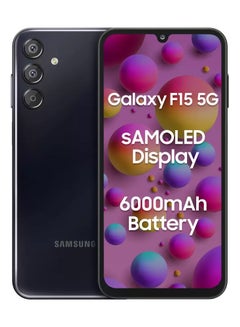 Buy Galaxy F15 5G (Ash Black, 128 Gb)  (6 Gb Ram) in UAE