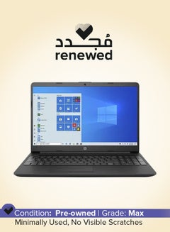 Buy Renewed - Laptop 15-dw3002nx With 15.6-Inch Display,Intel Core i7/11th Gen/8GB RAM/256GB SSD/1TB HDD/ NVIDIAÂ® GeForce MX450/ Windows 10 English/Arabic Jet Black in Saudi Arabia
