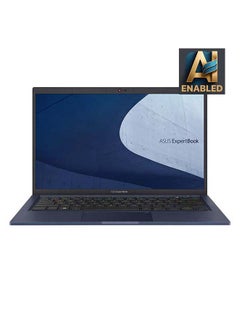 اشتري ExpertBook B1 Business B1400C Laptop, 14" FHD Display, Core i5-1135G7, 8Gb Ram, 512Gb Ssd, 2GB Nvidia GeForce MX330 Graphics, Win 11 Pro English/Arabic Black في السعودية