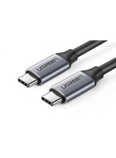 اشتري Ugreen USB 3.1 Type C To C Cable 3A Fast Charging Grey في مصر