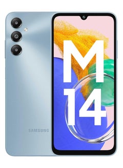 Buy Galaxy M14 4G (Arctic Blue,4Gb,64Gb) | 50MP Triple Cam | 5000mAh Battery2 Gen. OS Upgrade And 4 Year Security Update | 8Gb Ram With Ram Plus  | Snapdragon 680 Processor in UAE