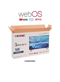 اشتري 50 Inch WebOS LED Smart TV with WEB OS Operating System Ultra High Definition 4K With Built-in Receiver Model (2022) K22M50298U Black في السعودية