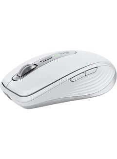 اشتري MX Anywhere 3S Compact Wireless Mouse, Fast Scrolling, 8K DPI Any-Surface Tracking, Quiet Clicks, Programmable Buttons, USB C, Bluetooth, Windows PC, Linux, Chrome, Mac - Pale Grey في مصر