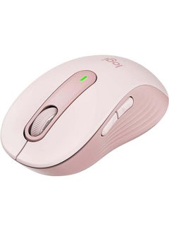 اشتري Signature M650 Wireless Mouse - For Small to Medium Sized Hands, 2-Year Battery, Silent Clicks, Customizable Side Buttons, Bluetooth, for PC/Mac/Multi-Device/Chromebook - Rose في مصر